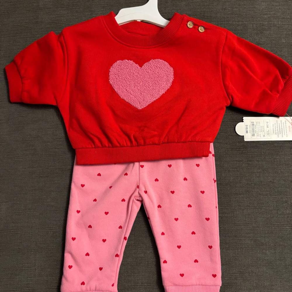 Cat & Jack 
Red and Pink Kids Matching Set